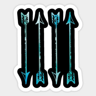 4 Arrows Sticker